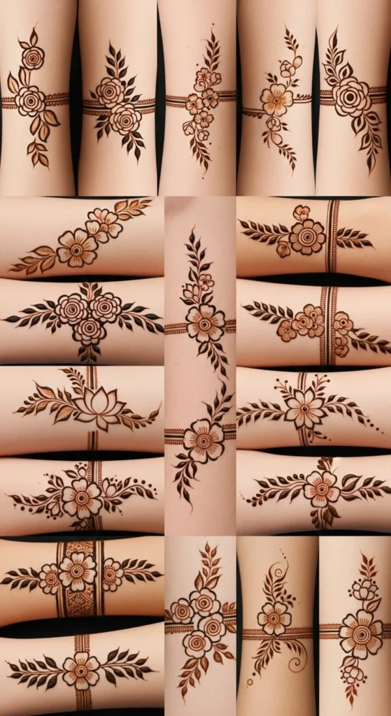 Simple Floral Wrist Band