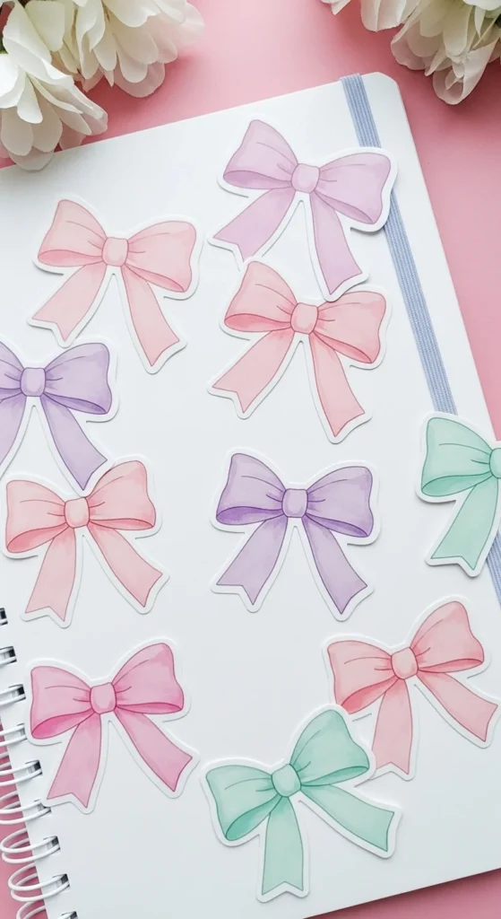Soft Pastel Bows