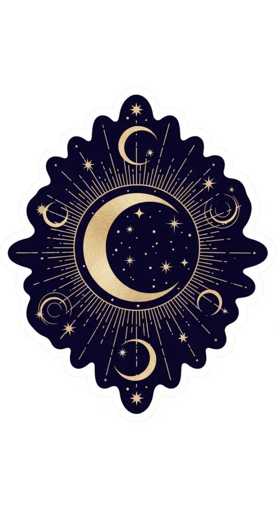 Sun and Moon Stickers