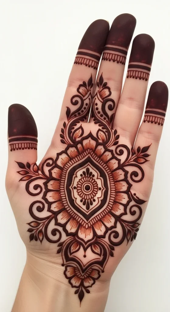 Symmetrical Floral Design