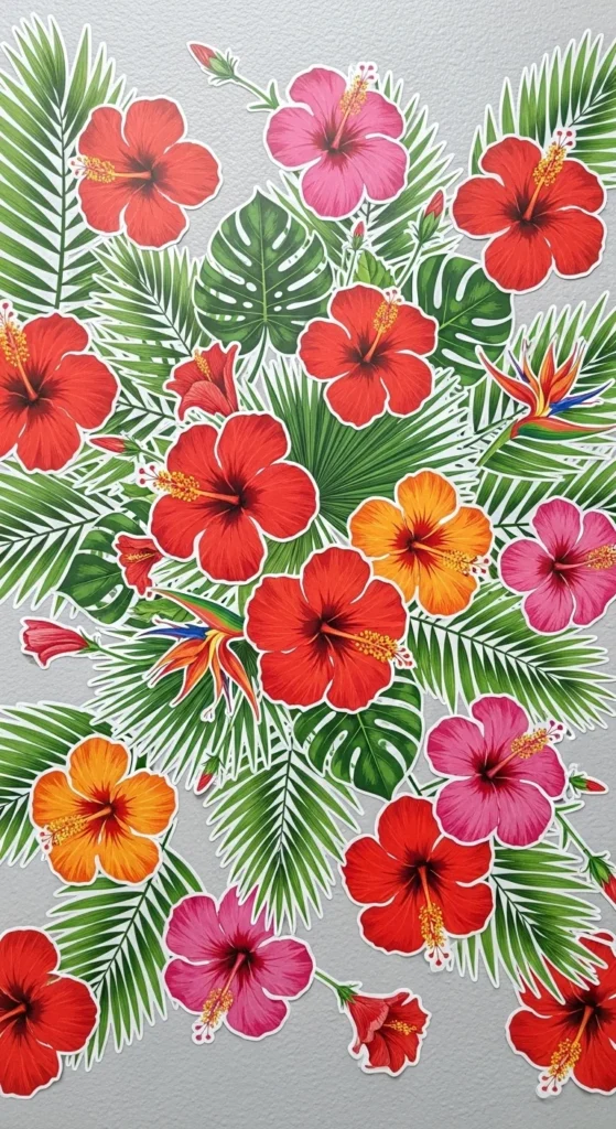 Tropical Flower Explosion