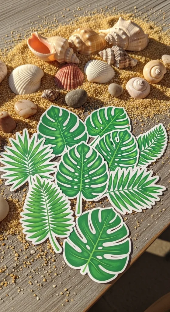 Tropical Leaf Stickers