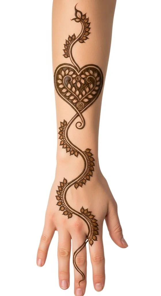 Twisted Vine with Leaves