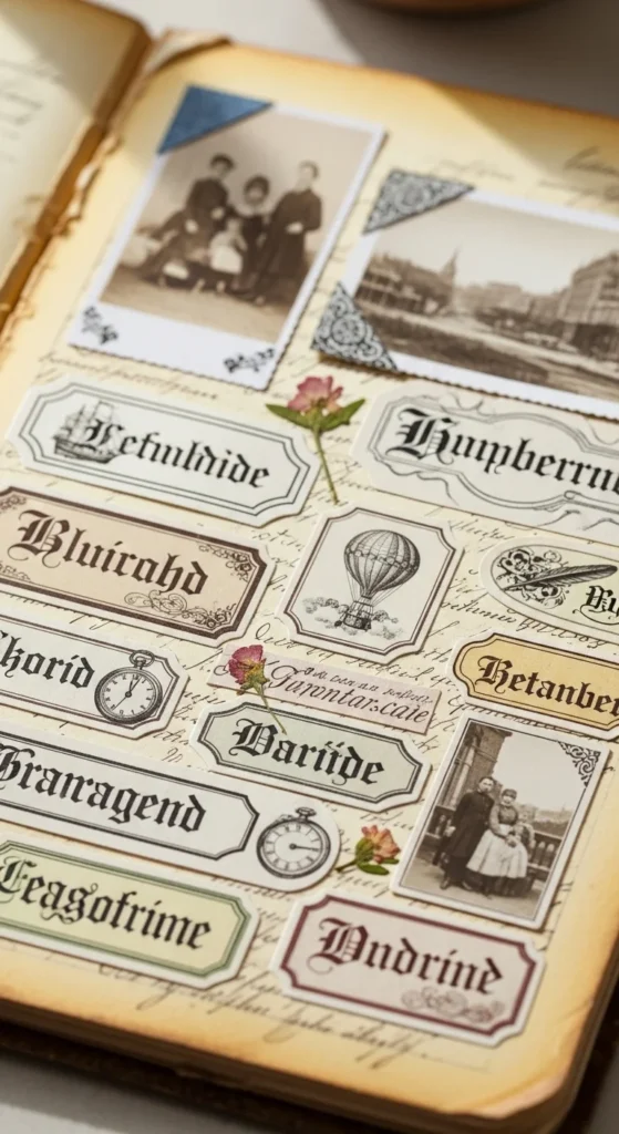 Vintage Label Stickers