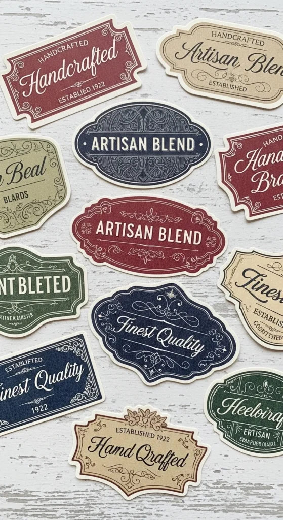Vintage Label Stickers