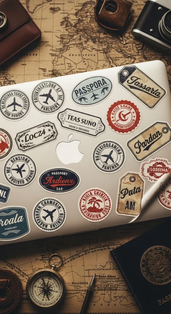  Vintage Travel Stickers