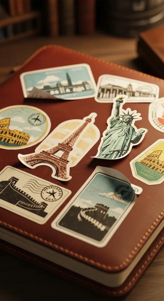 Vintage Travel Stickers