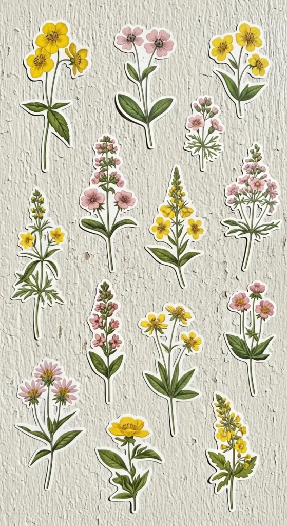 Vintage Wildflower Arrangements