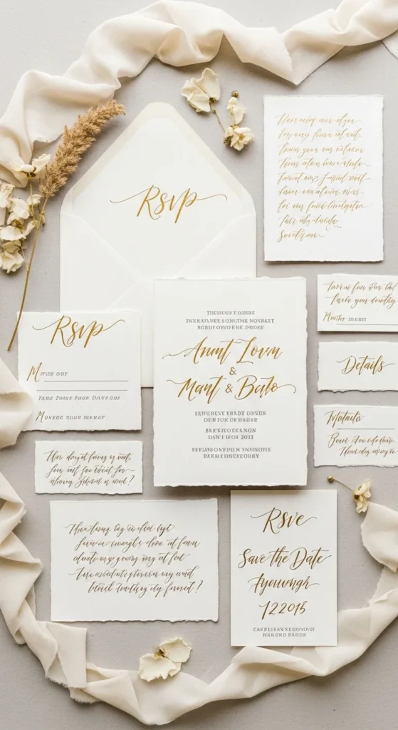 Wedding Invitation and Save the Date Cards