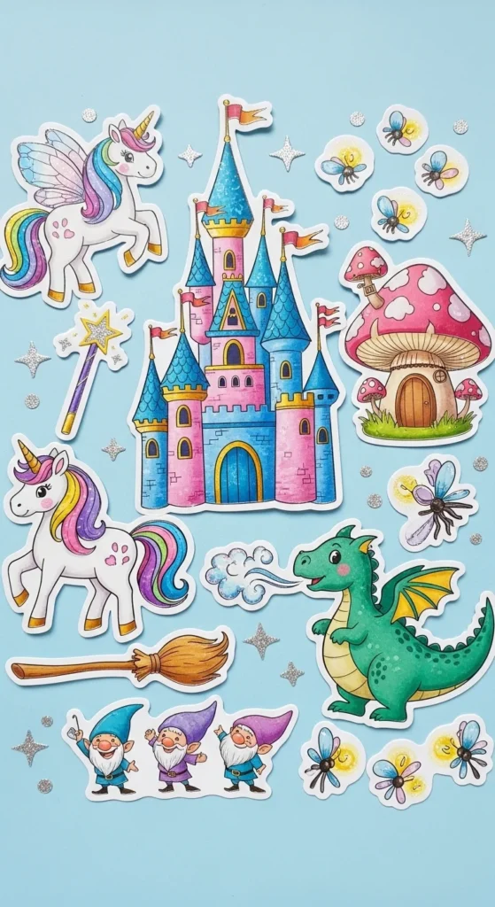 Whimsical Fairytale Stickers