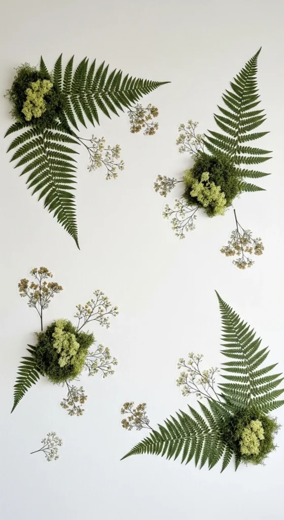 Whimsical Fern and Moss Combo