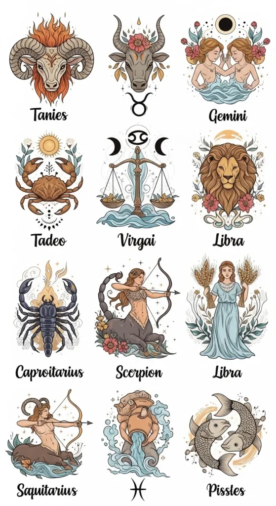 Zodiac Sign Stickers