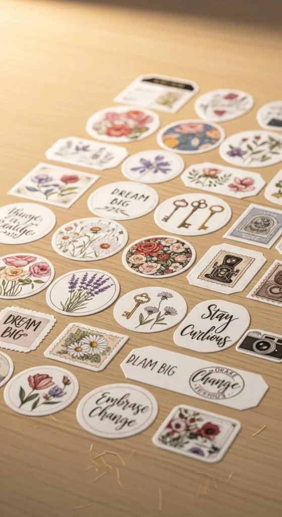 aesthetic journal stickers