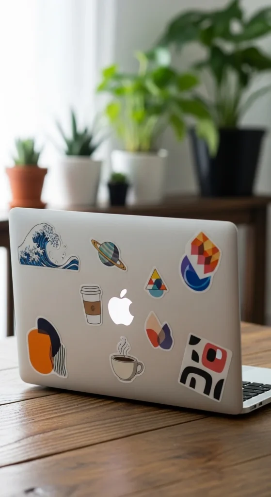 aesthetic laptop stickers