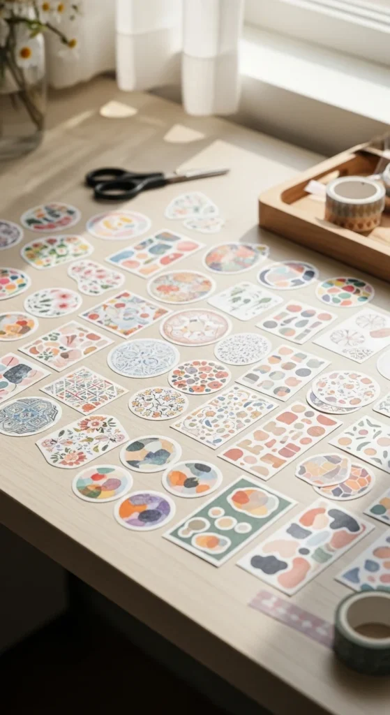 aesthetic scrapbook stickers