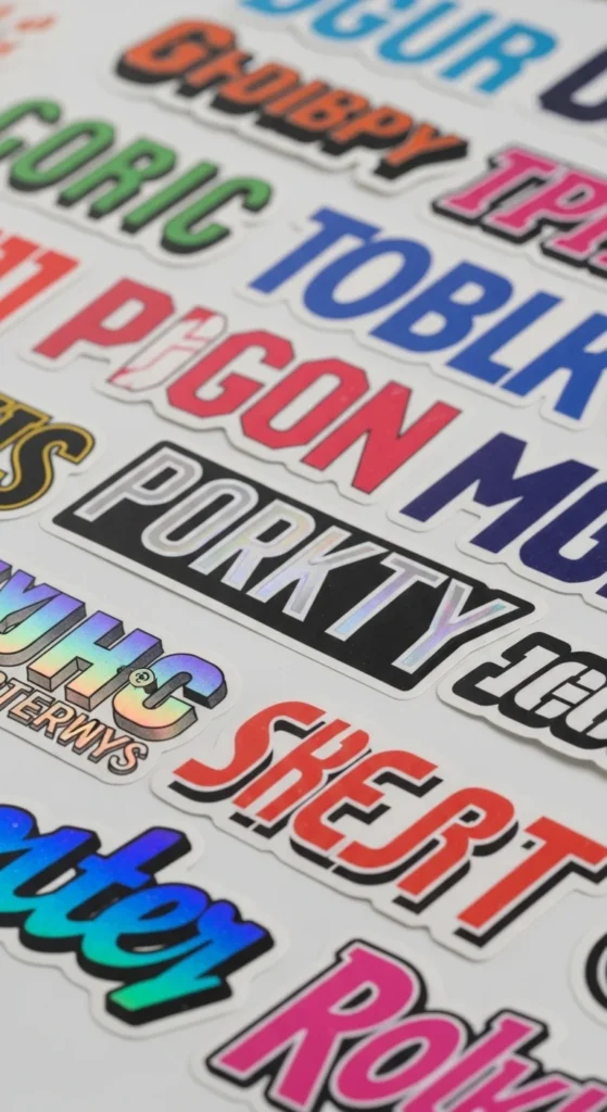 aesthetic typography stickers