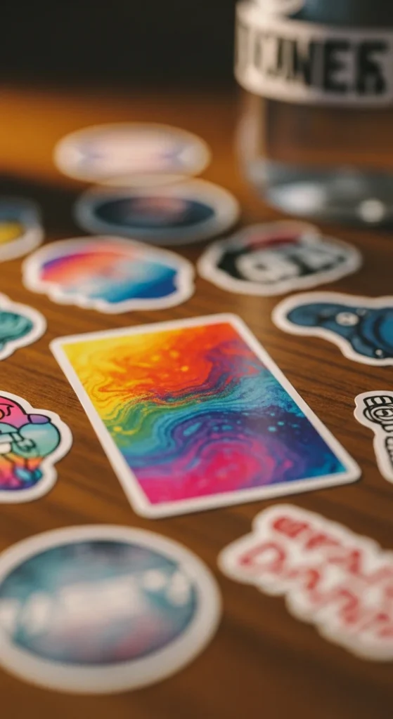 aesthetic water bottle stickers