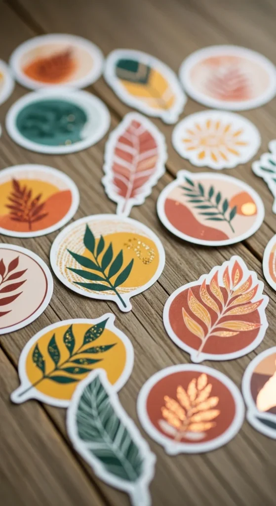 boho aesthetic stickers