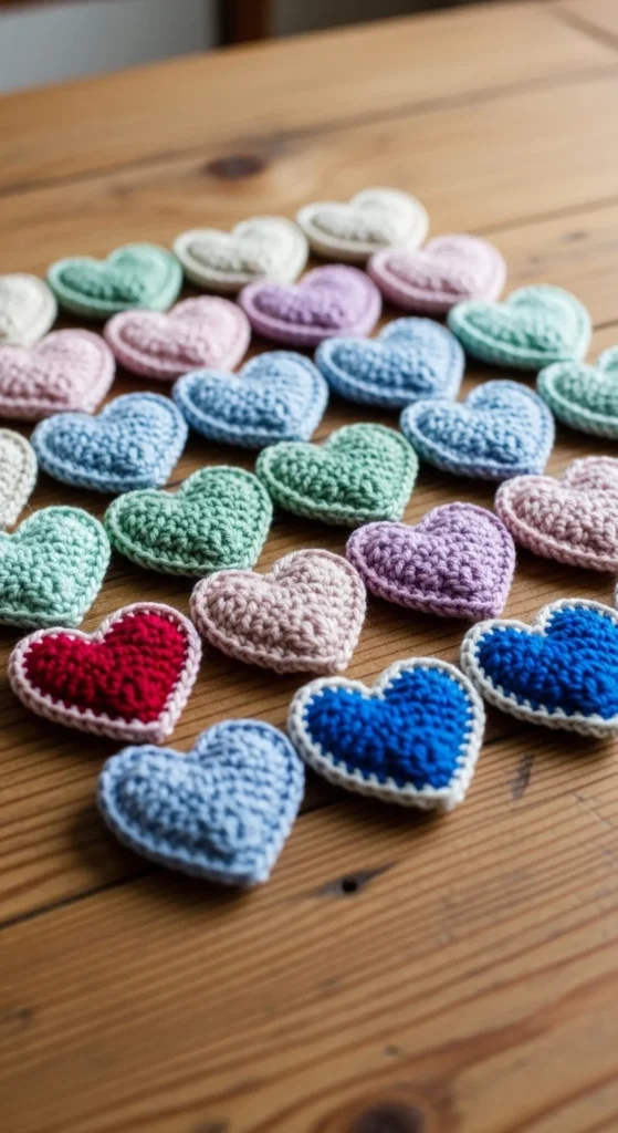 how to crochet a heart