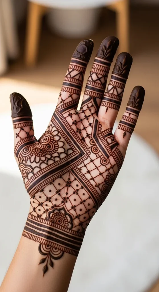 mehndi tattoo style
