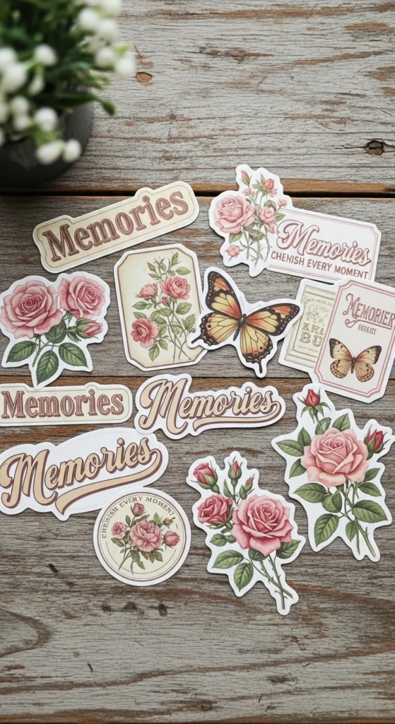 vintage aesthetic stickers