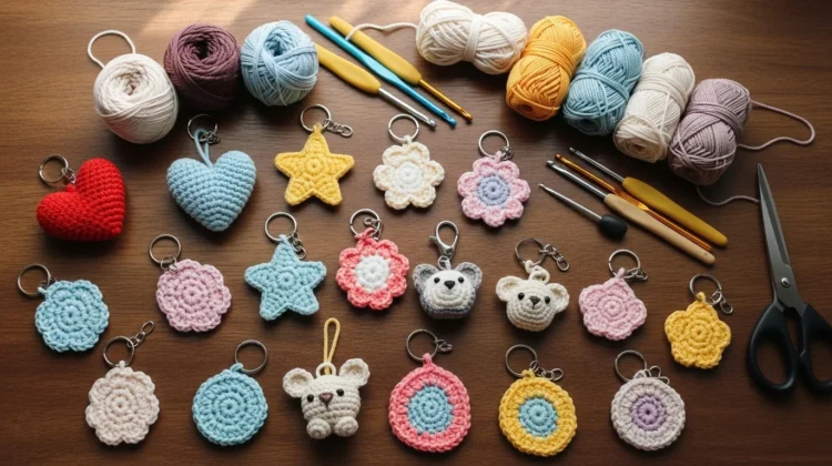 27 Simple Beginner Crochet Keychain Pattern Ideas for Stress-Free DIY Crafting