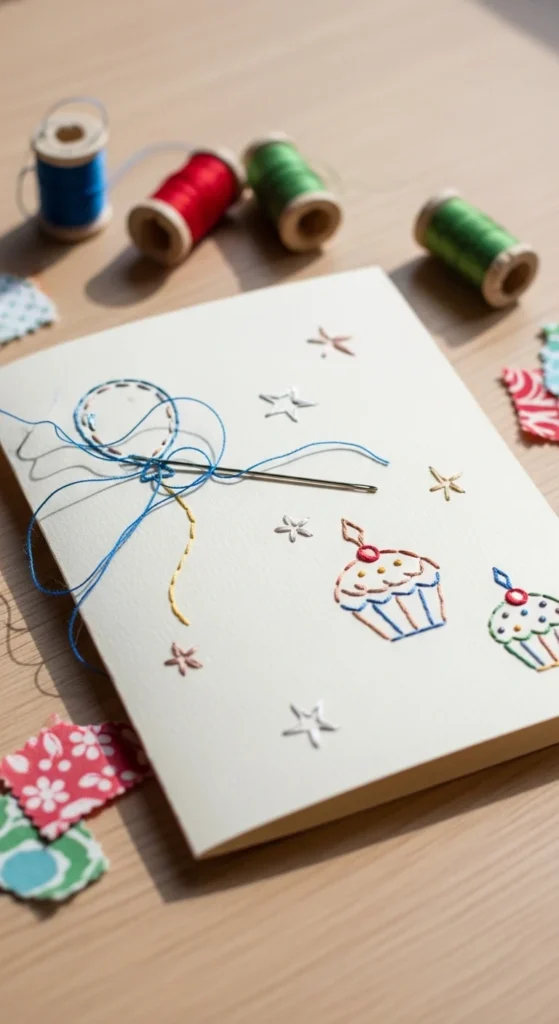 Embroidery Stitch Card