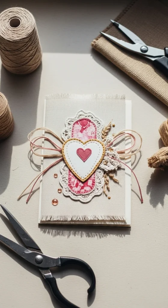 Fabric Scrap Card