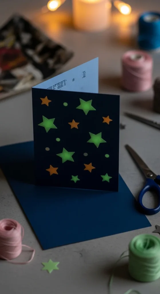 Glow Star Card