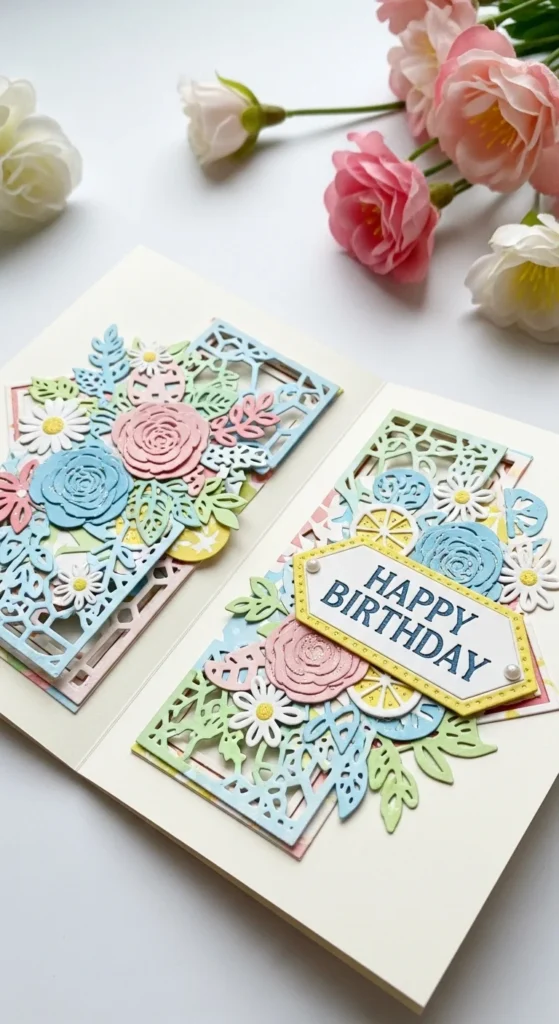 Layered Paper Cut Card