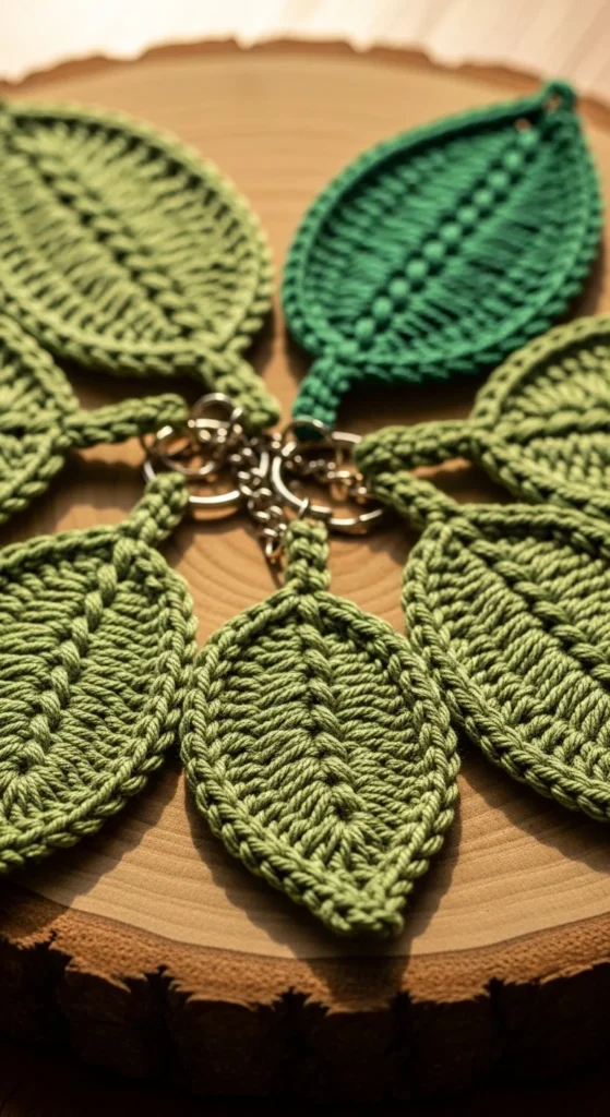 Leaf Keychain