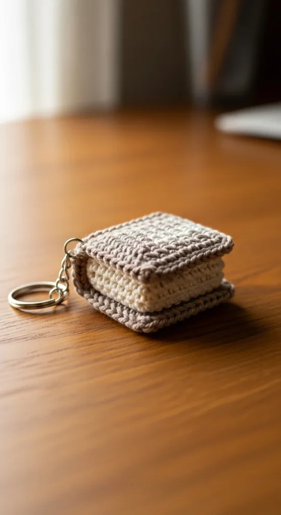 Mini Book Charm Keychain