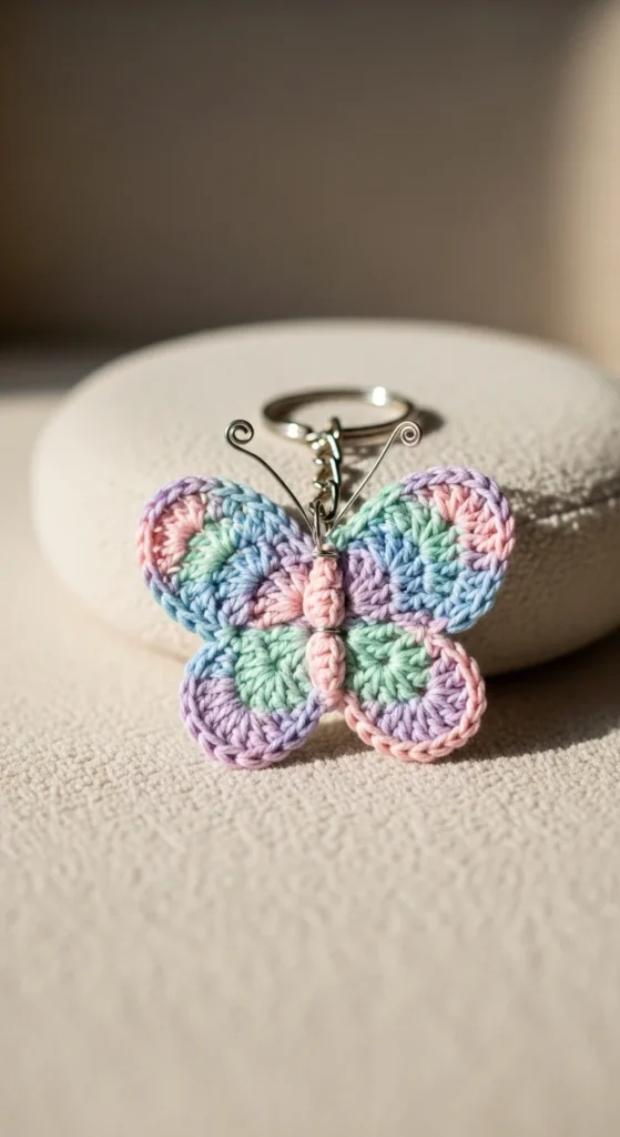 Mini Butterfly Keychain
