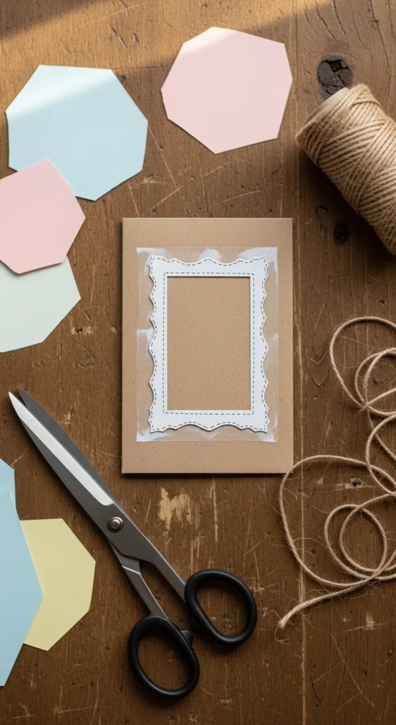 Minimal Polaroid Frame Card