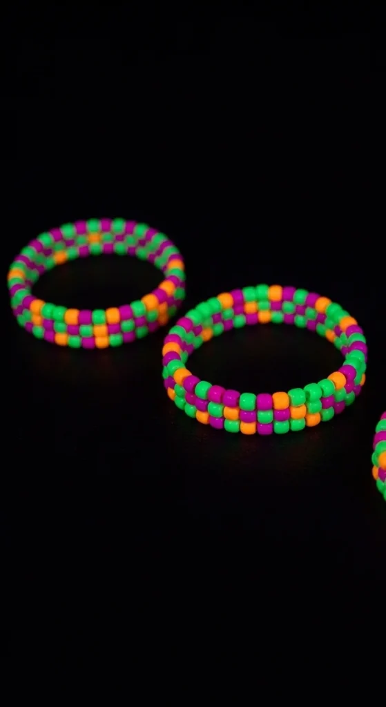 Neon Checker Singles