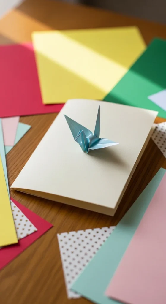 Origami Accent Card