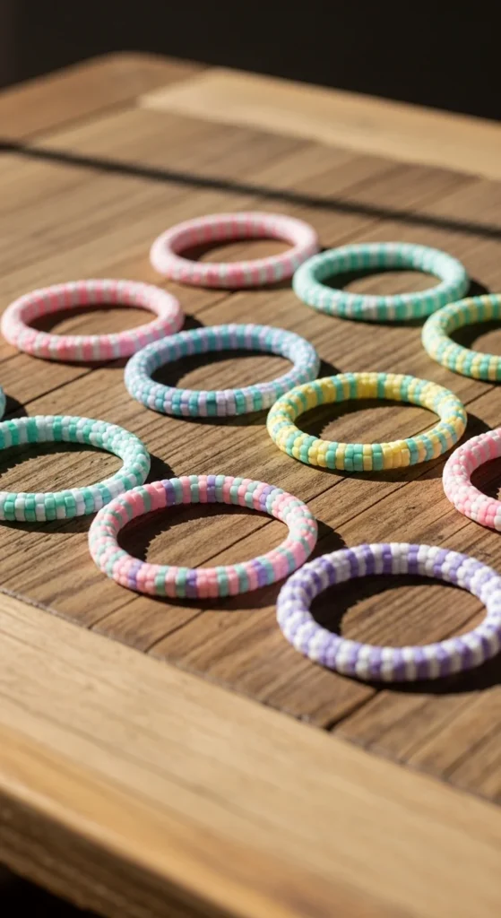 Pastel Candy Stripe Singles