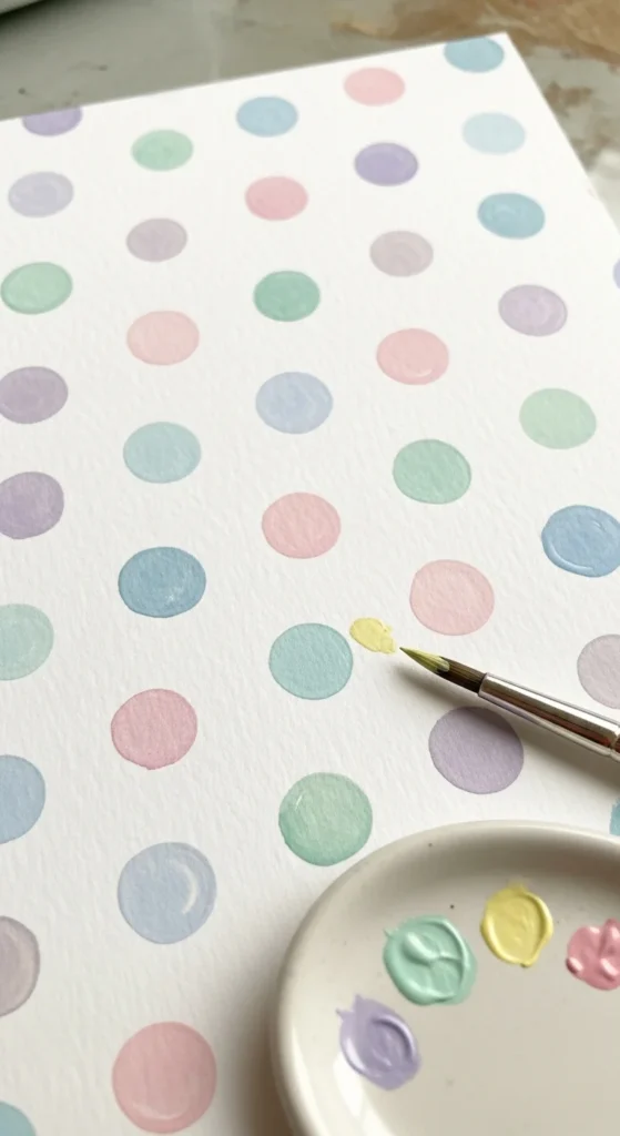 Polka Dot Pattern Card