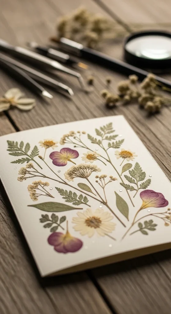 Pressed Flower Design