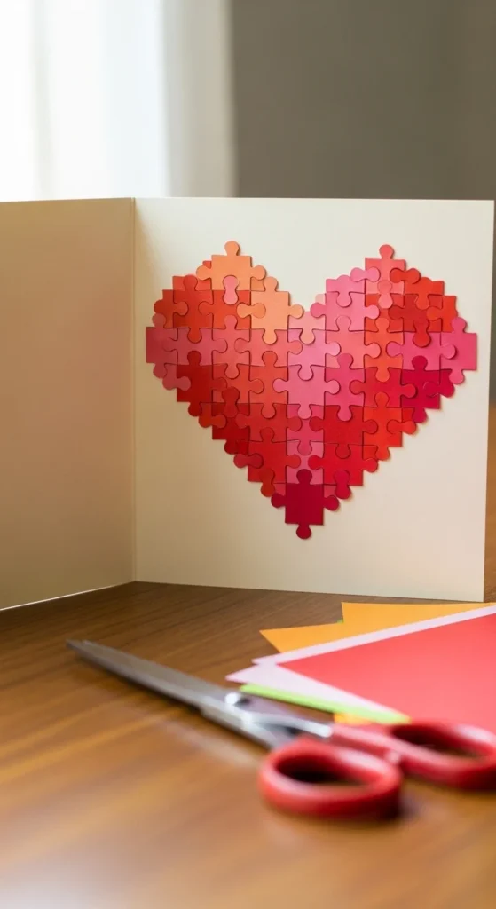 Puzzle Piece Card