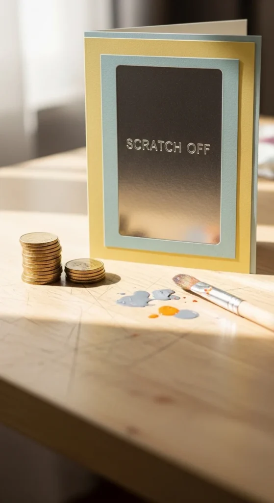 Scratch-Off Message Card