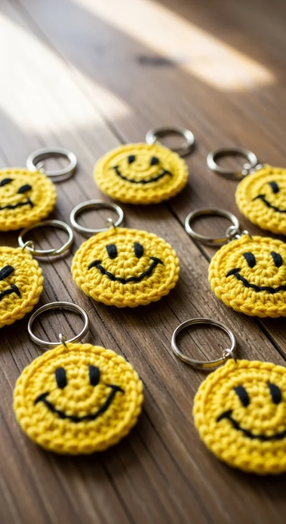 Smiley Face Keychain