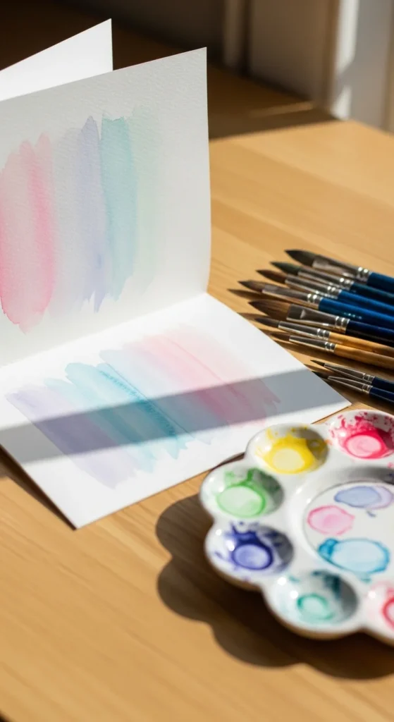 Watercolor Wash Card