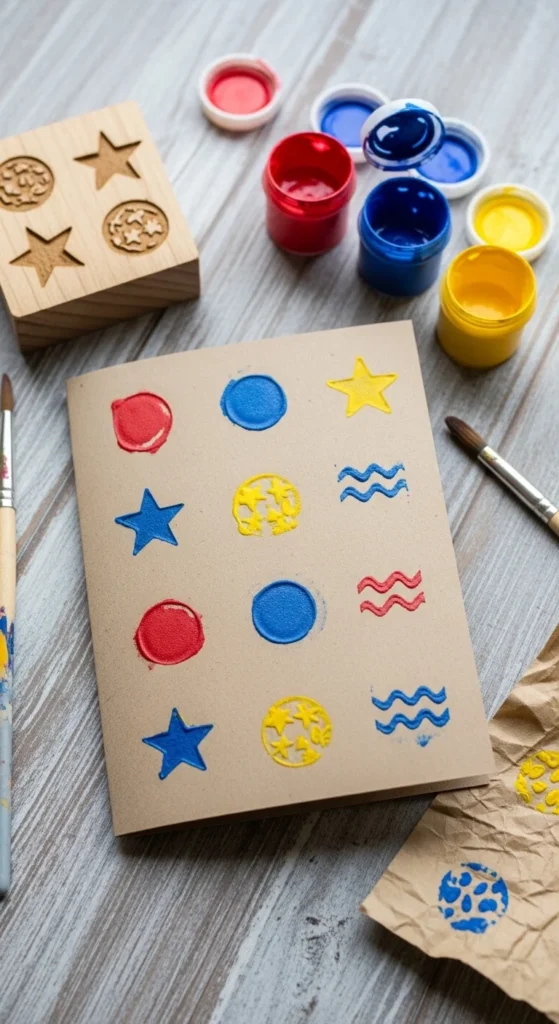 Stamped Pattern Card