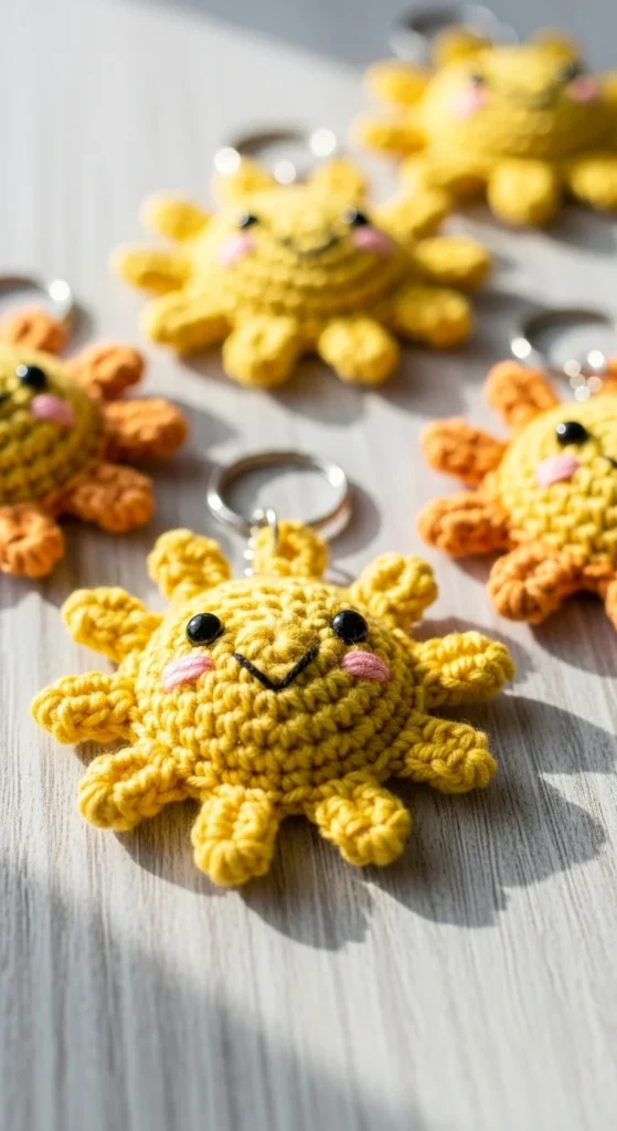 Sun Keychain