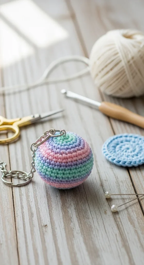 Tiny Ball Keychain