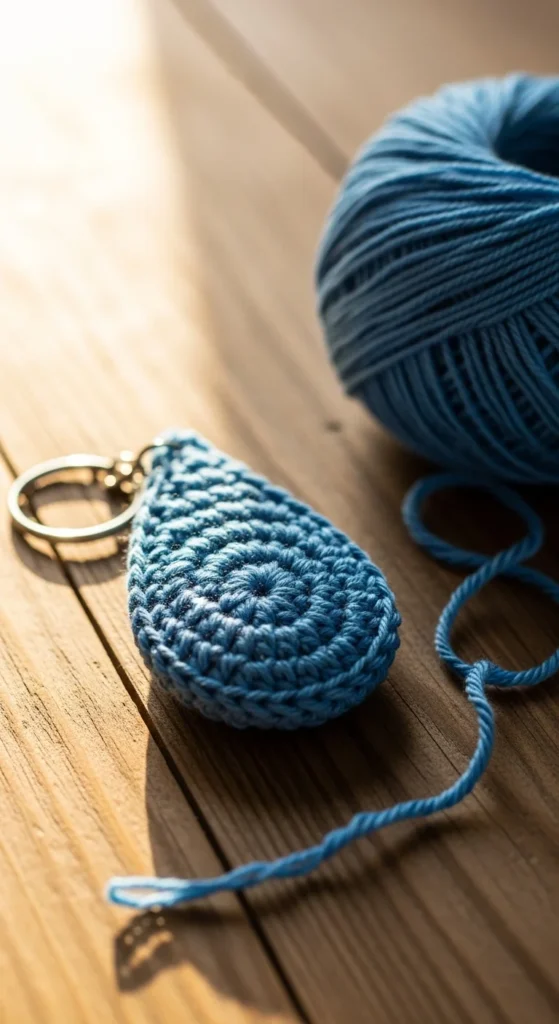 Tiny Water Drop Keychain