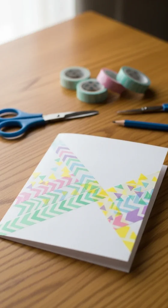 Washi Tape Pattern Card