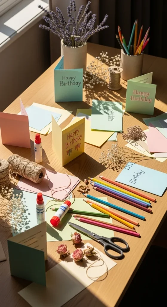 simple handmade birthday card ideas