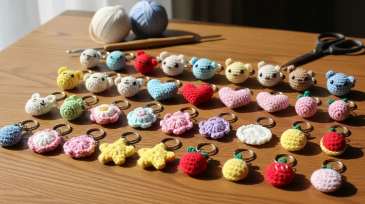 25 Creative Mini Crochet Keychain Pattern Ideas for Tiny and Giftable Accessories